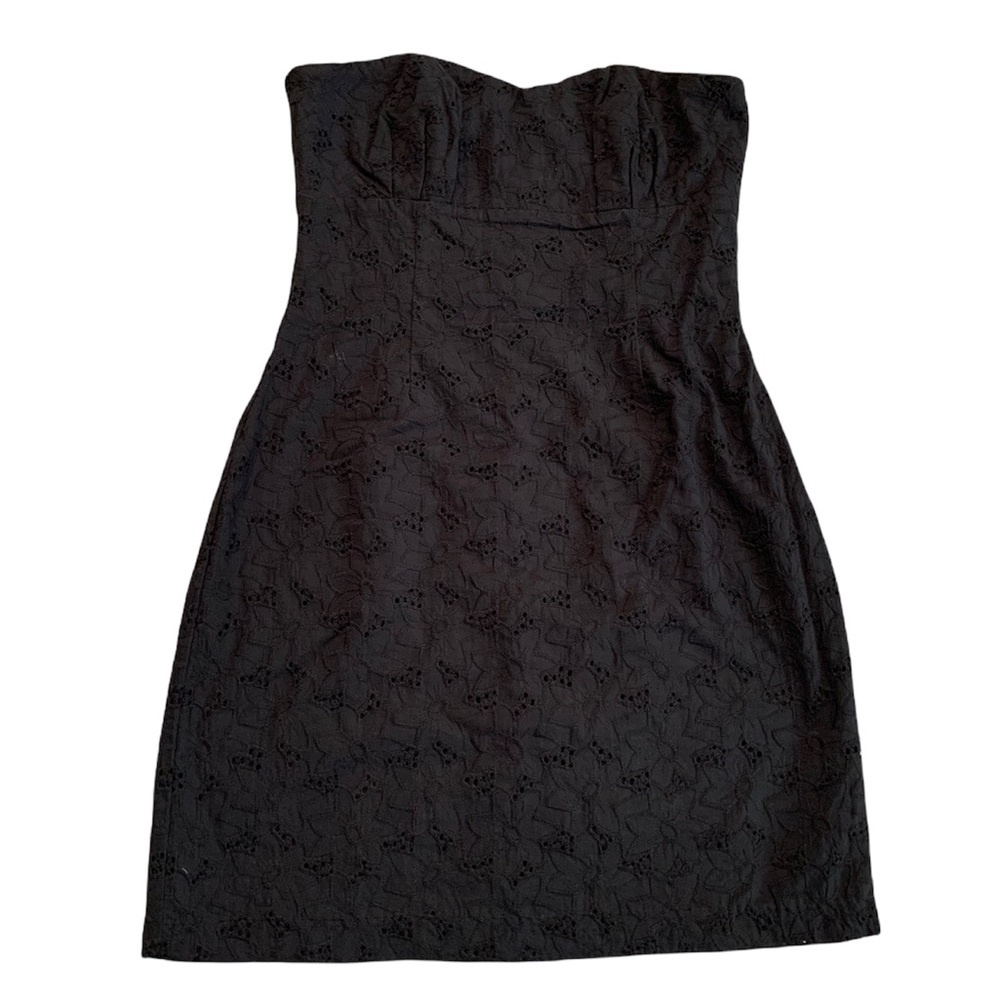 BB Dakota Women’s Black Sweetheart Strapless Dress Size 4